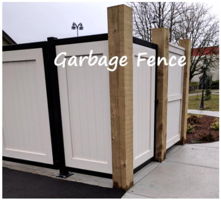Garbage fence