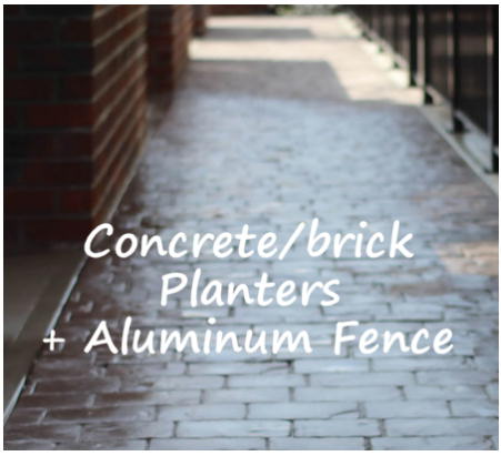 Brick Planters